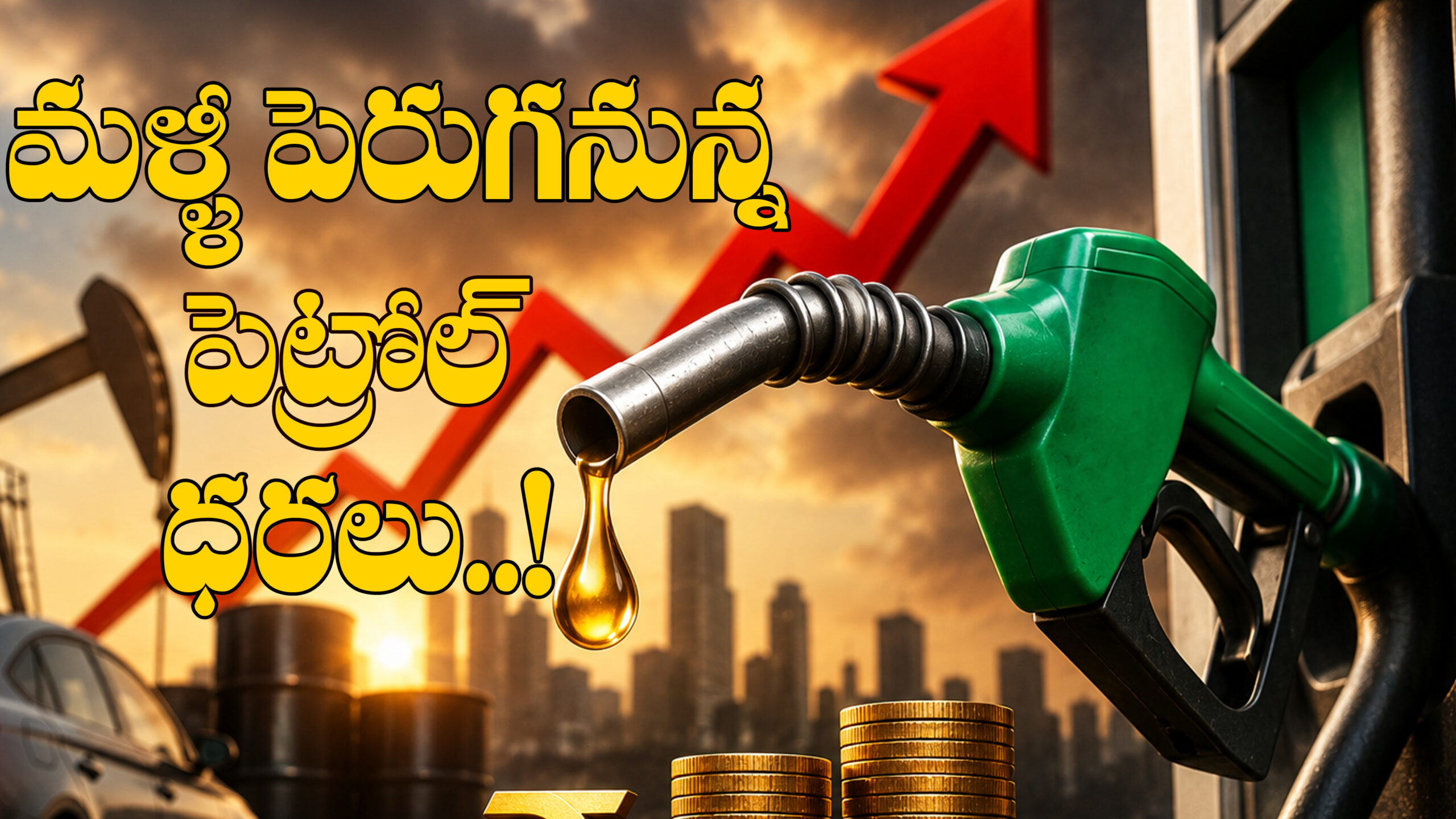 పెరగనున్న పెట్రోల్ రేట్లు…|