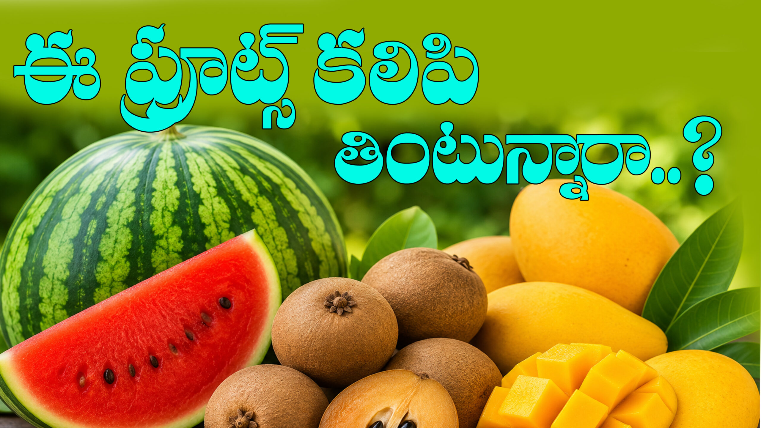 ఈ ఫ్రూట్స్ కలపి తింటున్నారా…?